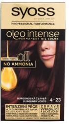 Syoss Oleo Intense Permanent Oil Color vopsea de păr 50 ml pentru femei 4-23 Burgundy Red