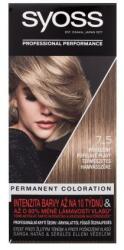 Syoss Permanent Coloration vopsea de păr 50 ml pentru femei 7-5 Natural Ashy Blond