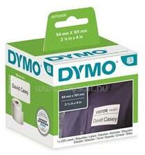 DYMO Etikett, LW nyomtatóhoz, tartós, 54x101 mm, 220 db etikett (S0722430) (S0722430)