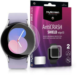 Samsung Galaxy Watch 5 (40 mm) ütésálló képernyővédő fólia - MyScreen Protector AntiCrash Shield Edge3D - 2 db/csomag - átlátszó