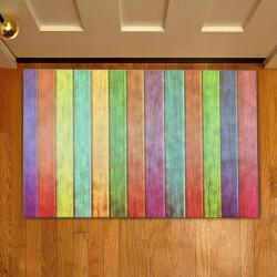 Oyo home Rainbow bejárati szőnyeg, 58x38 cm, 100% poliészter