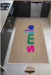 Oyo home Smile konyhaszőnyeg, 100x200 cm, poliészter, digitális nyomtatás, csúszásmentes, többszínű (WOOKECE205_100x200)