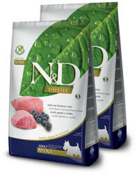 N&D Prime Dog bárány & áfonya adult mini 2x2, 5kg