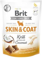 Brit Care Dog Functional Snack Skin&Coat recompense moi pentru caini, krill si cocos 150 g