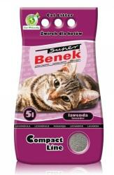 Super Benek Super Compact nisip pentru litiera, cu lavanda 10 L x 2 (20 l)