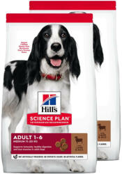 Hill's Science Plan Canine Adult Lamb & Rice 2x2, 5kg