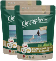 Christopherus Dog Adult Grainfree Kacsa és burgonya Small & medium 2x1, 5kg