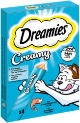 Dreamies 44x10g Dreamies Creamy Snacks Lazac jutalomfalat macskáknak