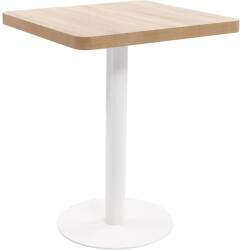 vidaXL Masă de bistro, maro deschis, 60 x 60 cm, MDF (286429)