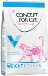 Concept for Life 2x3kg Concept for Life Veterinary Diet Weight Control száraz macskatáp