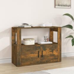 vidaXL Servantă, stejar fumuriu, 80x30x60 cm, lemn prelucrat (819457) Comoda