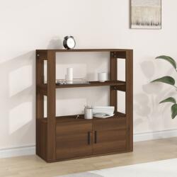 vidaXL Servantă, stejar maro, 80x30x90 cm, lemn prelucrat (819467) Comoda