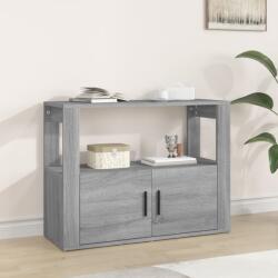 vidaXL Servantă, gri sonoma, 80x30x60 cm, lemn prelucrat (819458) Comoda