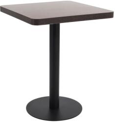 vidaXL Masă de bistro, maro închis, 60 x 60 cm, MDF (286431)