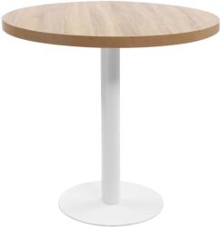 vidaXL Masă de bistro, maro deschis, 80 cm, MDF (286423)