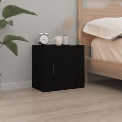 vidaXL Noptiere de perete, negru, 50x30x47 cm (816866)