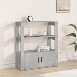 vidaXL Servantă, gri beton, 80x30x90 cm, lemn prelucrat (819464) Comoda