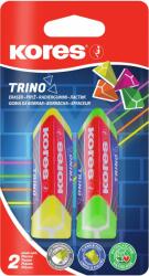 Kores TRINO háromszögletű, színek keveréke - 2 db-os csomag (40523)