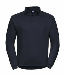 Russell Europe Uniszex hosszú ujjú galléros póló munkaruha Russell Europe Heavy Duty Collar Sweatshirt 3XL, Sötétkék (navy)