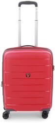 Roncato FLIGHT DLX piros négykerekes, bővíthető zippes kabinbőrönd R-3463 - borond-aruhaz
