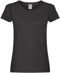 Fruit of the Loom Női póló Rövid ujjú Fruit of the Loom Original T Lady-Fit - S, Fekete