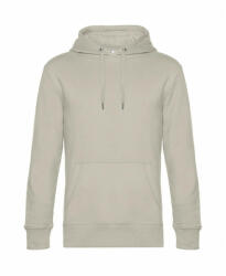 B&C Collection Uniszex kapucnis hosszú ujjú pulóver B and C KING Hooded M, Szürke köd