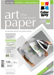 ColorWay Fotópapír, pólóra vasalható, fehér, A4, 5 lap (PTW120005A4)
