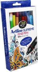 Artline Stilouri Liner ARTLINE Supreme, varf fetru 0.4mm, 10 culori/set (EPFS-200/10W) - pcone
