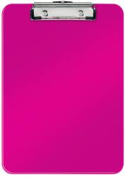 Leitz Clipboard LEITZ WOW, simplu, PS, A4, 100 coli, roz (L-39710023) - pcone