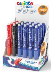 CARIOCA Stilouri Display CARIOCA Oops, cu pixuri erasables, retractabile, 0.7mm, 24 buc/display - culori asortate (CA-43044)
