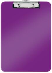 Leitz Clipboard LEITZ WOW, simplu, PS, A4, 100 coli, mov (L-39710062) - pcone
