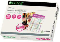 Leitz Folie de laminat Folie LEITZ Standard pentru laminare, A7 - 125 microni, 100 folii/cutie (L-33805) - pcone