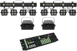 EUROLITE Set 2x LED KLS-180 + 2x LED WF-40 + DMX LED Color Chief Controller - dj-sound-light