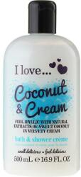 I Love Cosmetics Cremă pentru baie și duș - I Love. . . Coconut & Cream Bubble Bath And Shower Creme 500 ml