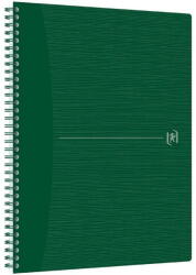 OXFORD Caiet cu spirala A4+, OXFORD Origins, 70 file-90g/mp, Scribzee, coperta PP - dictando - verde (OX-400150005)