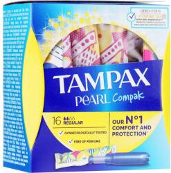 Tampax Tampoane cu aplicator, 16 bucăți - Tampax Pearl Compak Regular 16 buc