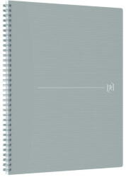 OXFORD Caiet cu spirala A4+, OXFORD Origins, 70 file-90g/mp, Scribzee, coperta PP - dictando - gri deschis (OX-400150003)