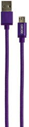 Grixx Cablu date GRIXX - Micro USB to USB, impletit, lungime 1m - mov (GRCAMUSBFPU01)