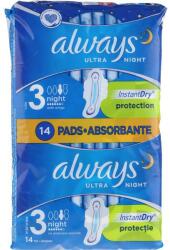 Always Absorbante, 14 bucăți - Always Ultra Night Instant Dry 14 buc
