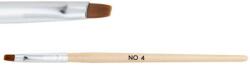 NeoNail Professional Pensulă din lemn pentru gel de unghii №4 - NeoNail Professional