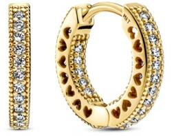 Pandora Pavé szív shine karika fülbevaló - 266317C01 (266317C01)