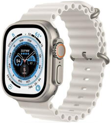 Tech-protect Curea plastic Tech-Protect Icon Pro compatibila cu Apple Watch 4/5/6/7/8/SE/Ultra 42/44/45/49mm Beige (9490713930229)