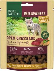 REAL NATURE Wilderness Open Grassland kutya jutalomfalat lóhús&édesburgonya 225g
