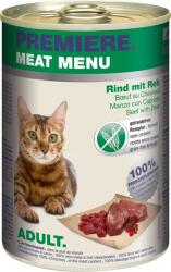 PREMIERE Meat Menu macska konzerv adult marha&őz 6x400g