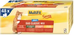 MultiFit Sauce Duo macska tasak MP adult húsos 48x100g