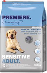 PREMIERE Sensitive száraz kutyaeledel adult lazac&rizs 12, 5kg