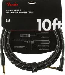 Fender Deluxe Series Black 3 m Директен - Ъглов Инструментален кабел (<![CDATA[0990820090]]>)