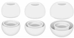 FixPremium - Cserélhető gumiszalagok - AirPods Pro - Készlet 3db (L, M, S), fehér