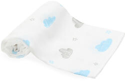 Scamp tetra textil pelenka 1db-os - Kék felhős - babastar