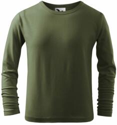 MALFINI Gyerek hosszú ujjú póló Long Sleeve - Khaki | 158 cm (12 éves) (1210907)